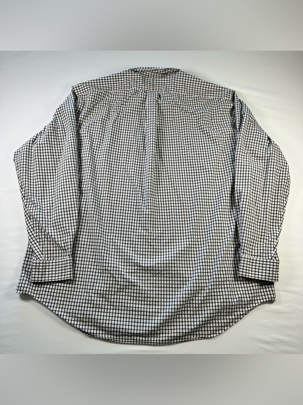 Ralph Lauren Classic Fit Shirt Mens XXL Black White Check Gingham Cotton - Picture 2 of 13